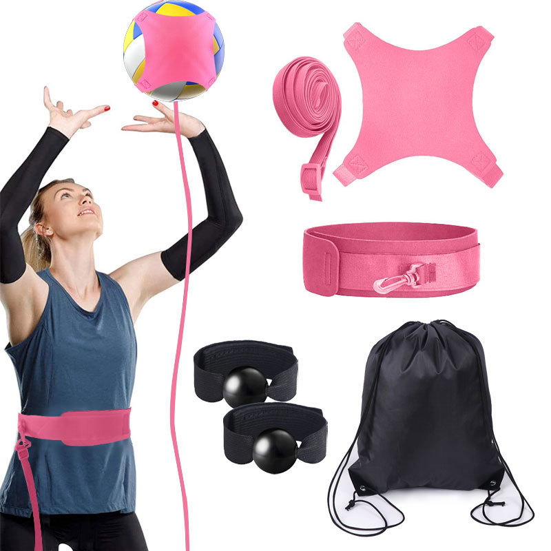 Cross-Border Volleyball Practice Training Equipment with Elastic Rebound Rope for In-Place Practice, Volleyball Backpack