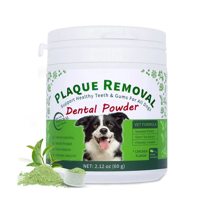Порошок для удаления зубного налета у собак, для здоровья зубов, возможен OEM