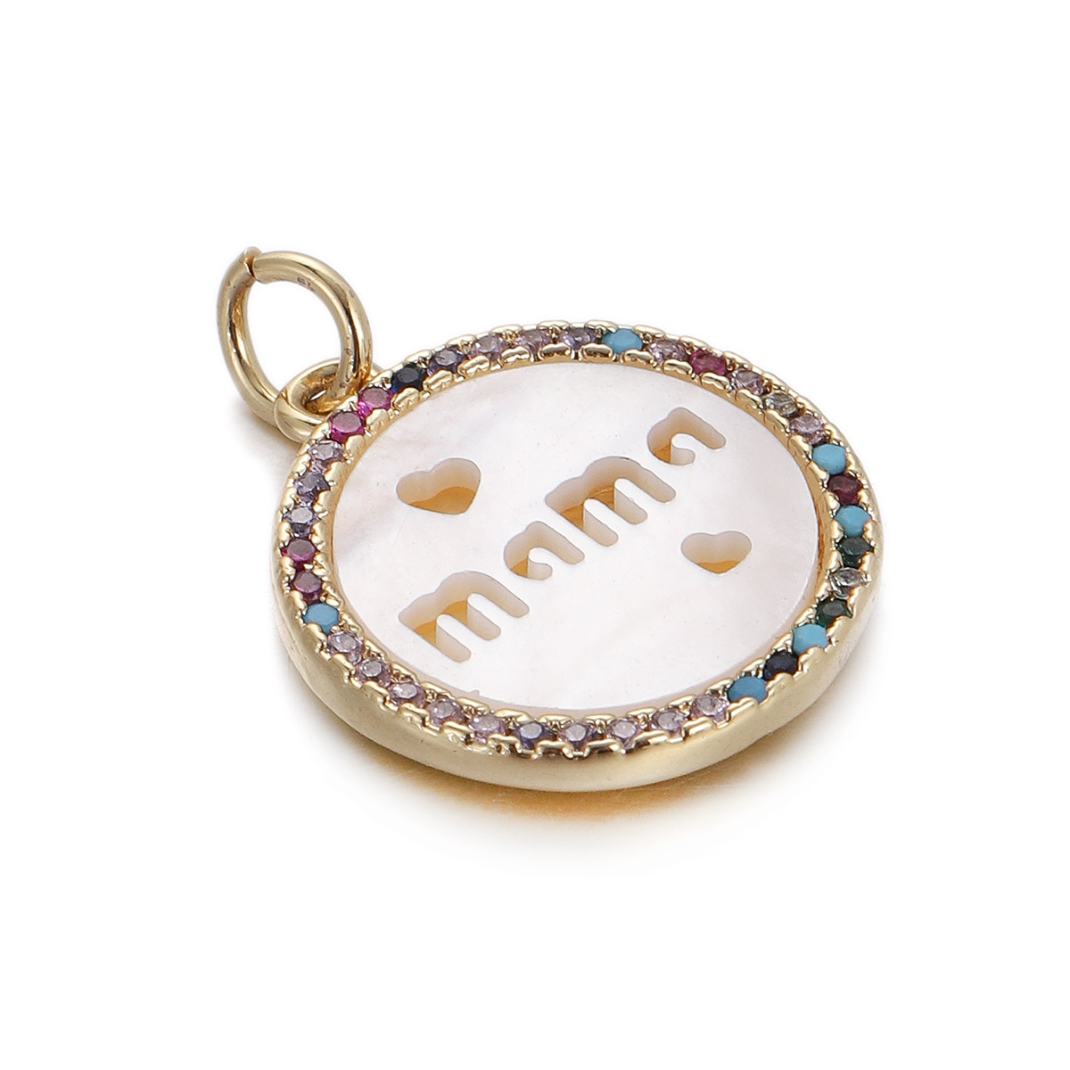 20g Weight Pendant, Chain Jewelry Making Type Copper Chain Material 1 Piece Quantity Holiday, Daily Occasion Copper Material Letter, Heart Shape Pattern Unisex Gender Plating Design Simple Style Style 1 Piece Copper Letter Heart Shape Pendant Chain 14