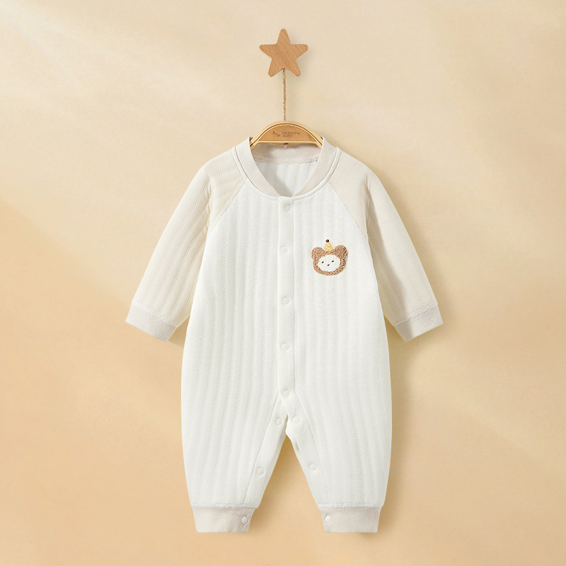 Primavera, otoño, invierno, bata de algodón para bebés, ropa de invierno para niños calientes, ropa de recién nacidos