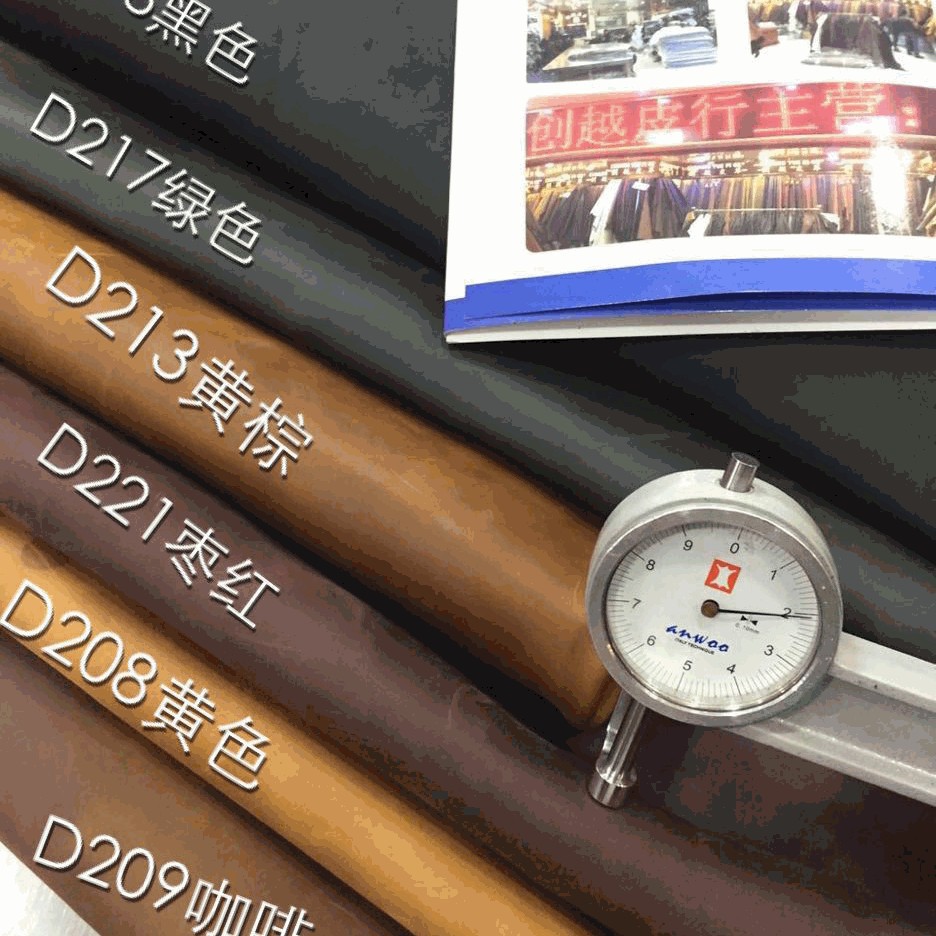 厂家直销批发进口头层复古油蜡疯马牛皮油浸皮