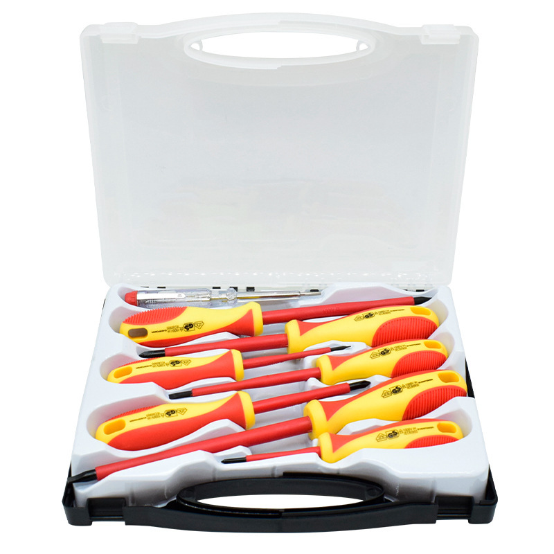 艾威博尔 455008 八件双色柄VDE绝缘螺丝批组套