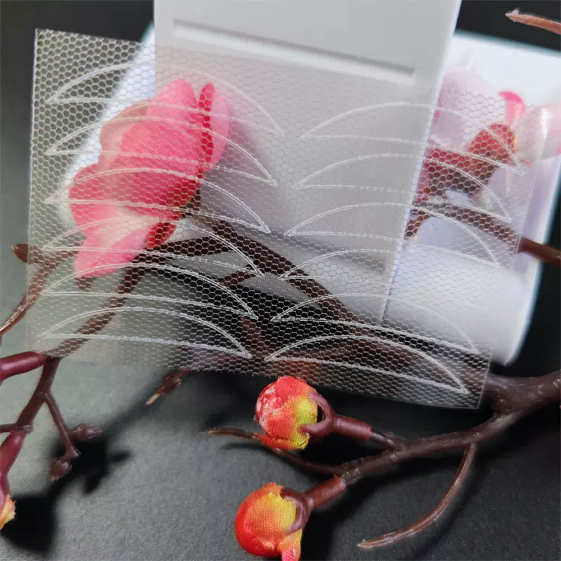 隐形蕾丝双眼皮贴自然无痕持久定型内双单眼皮美目贴批发