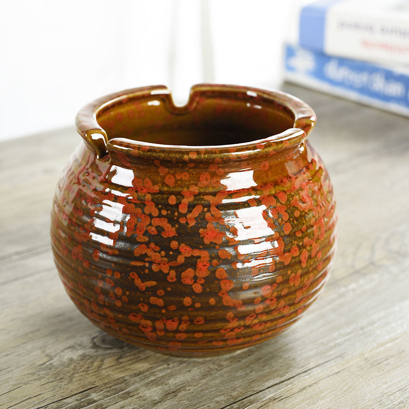 색상 5 가마 연한 빨간색 재떨이