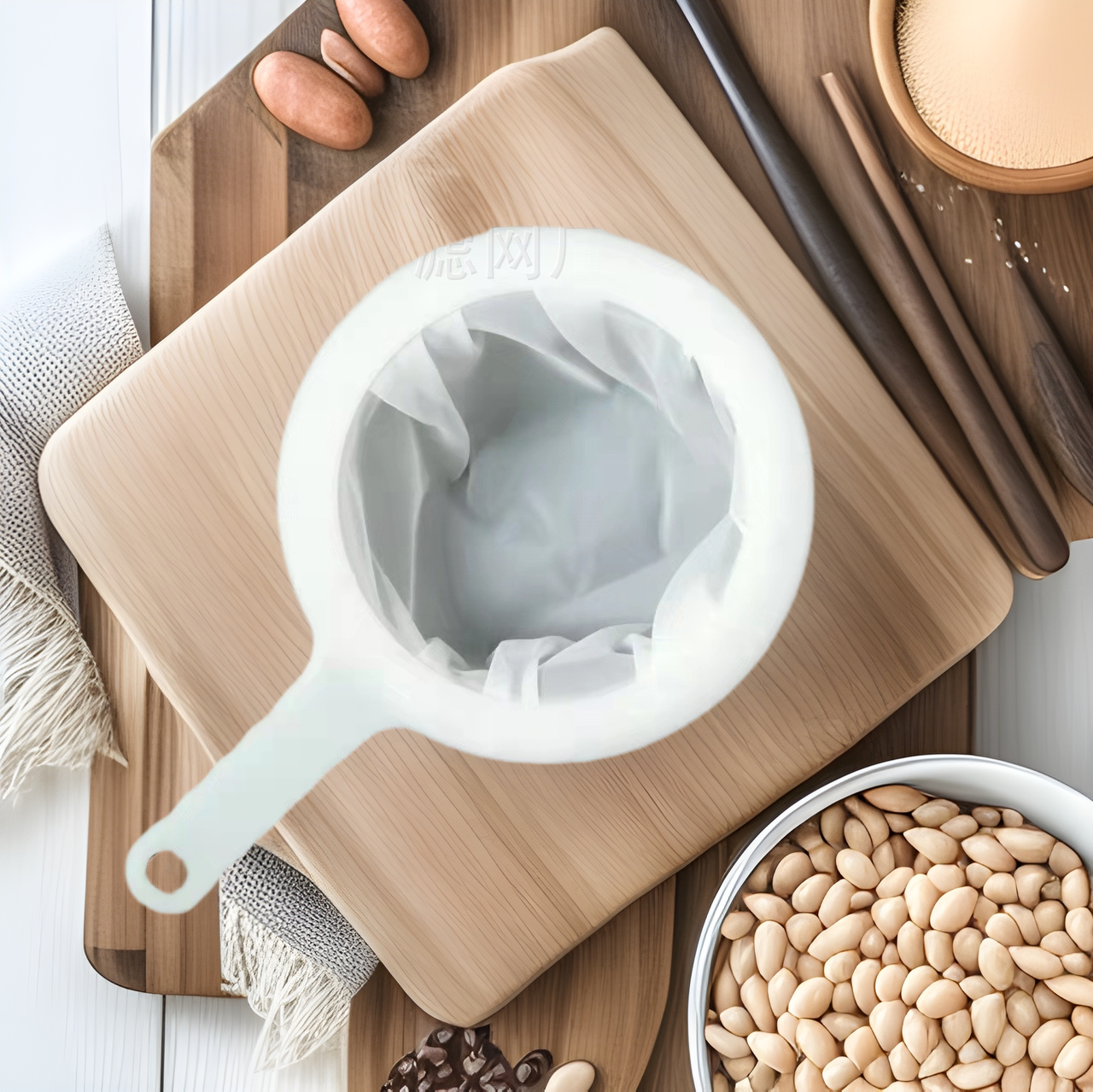 Soy Milk Filter Sieve Ultra-Fine Broken Wall Baby Food Supplement Juice Leakage Net Technology Filter Bag Slag Separator Kitchen Colander