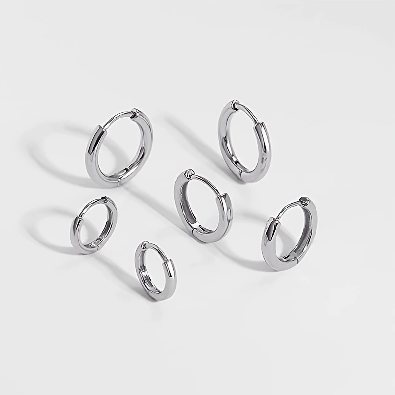 Серьги из нержавеющей стали, Amazon, 2,5 мм, простой и элегантный дизайн