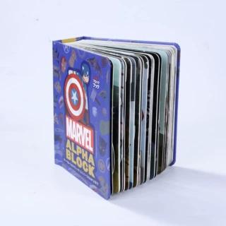 定制创意漫威英雄字母立体书Marvel Alphablock 儿童读物
