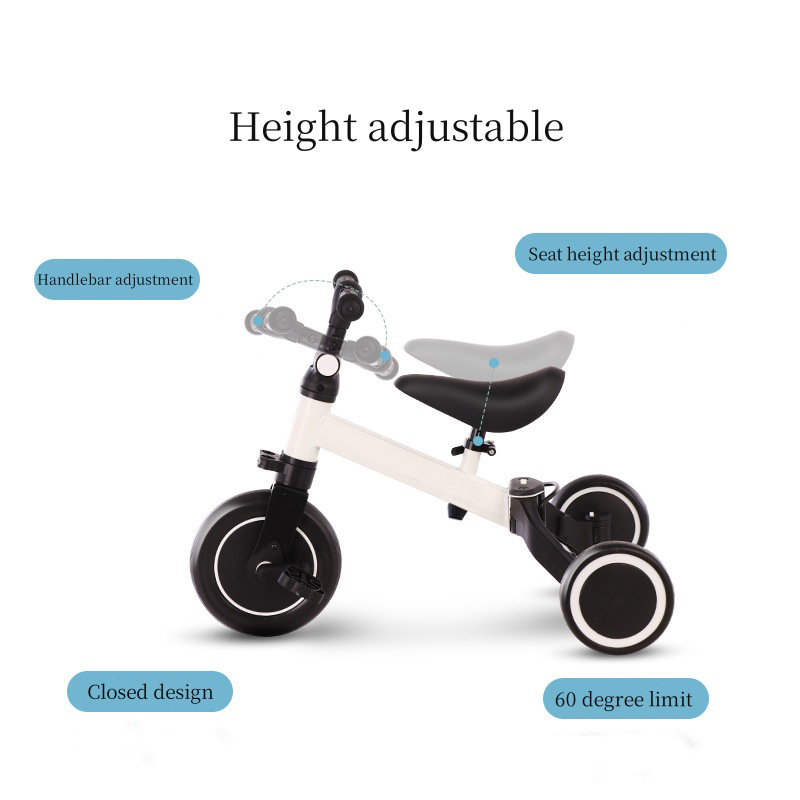 Vehículo de equilibrio tres en uno para niños, vehículo deslizante multifuncional, triciclo para niños, adecuado para sacar a los niños