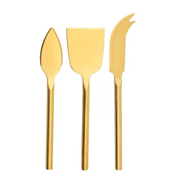 Gold-plated titanium 3-piece set