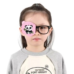 子供の漫画綿弱視矯正メガネカバー洗えるカバートレーニングフルカバー斜視近視シングルアイマスク