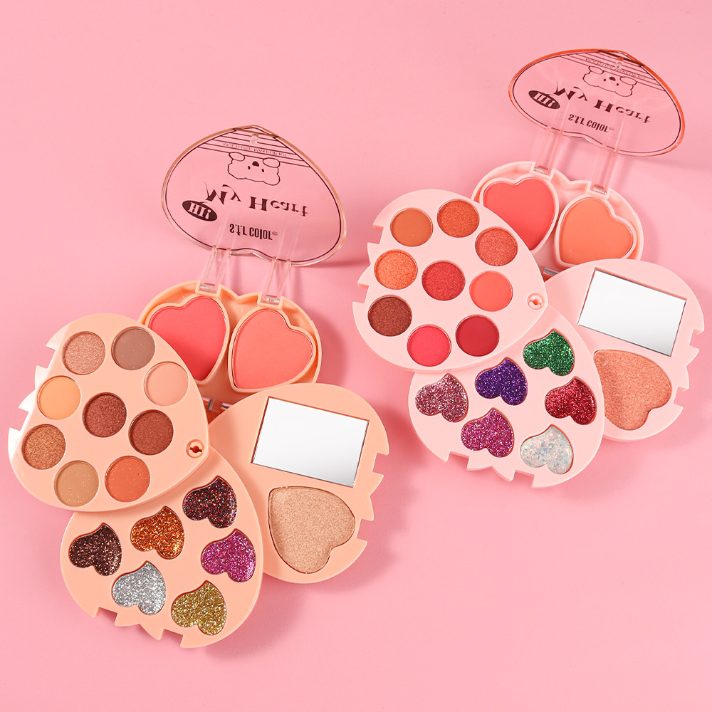 s.f.r color transfronterizo para juveniles de amor conjunto de cosméticos de maquillaje de color flip box set de sombra de ojos