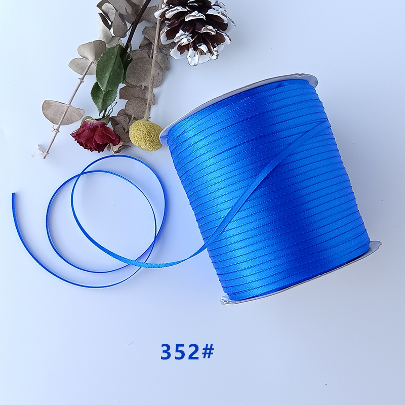 Cifrado 1 punto 0. 3cm3mm de doble cara correa de poliéster correa de color mini arco etiqueta cinta de embalaje al por mayor