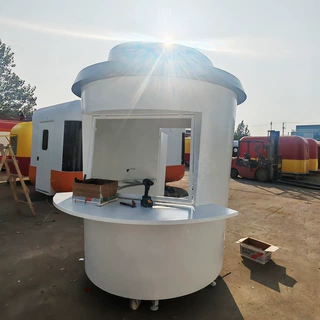 商业步行街摆摊售卖车 移动餐车奶茶咖啡杯子造型新型能量补给站