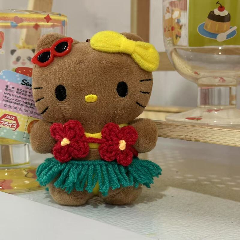 粉墨kitty小香风裙摆玩偶背包挂件ins风高级感精致挂饰爱心扣钥匙|undefined