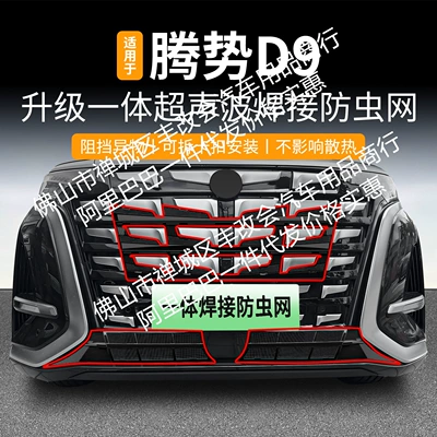Suitable for Denza D9 Integrated Welded Car Insect-Proof Net Front Grille Special Modified Decorative Strip Accessories