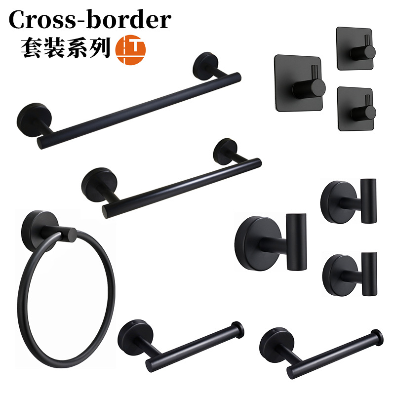 Traje de baño 304 de acero inoxidable baño higiénico toallero Barra de toalla individual Barra de toalla rack gancho