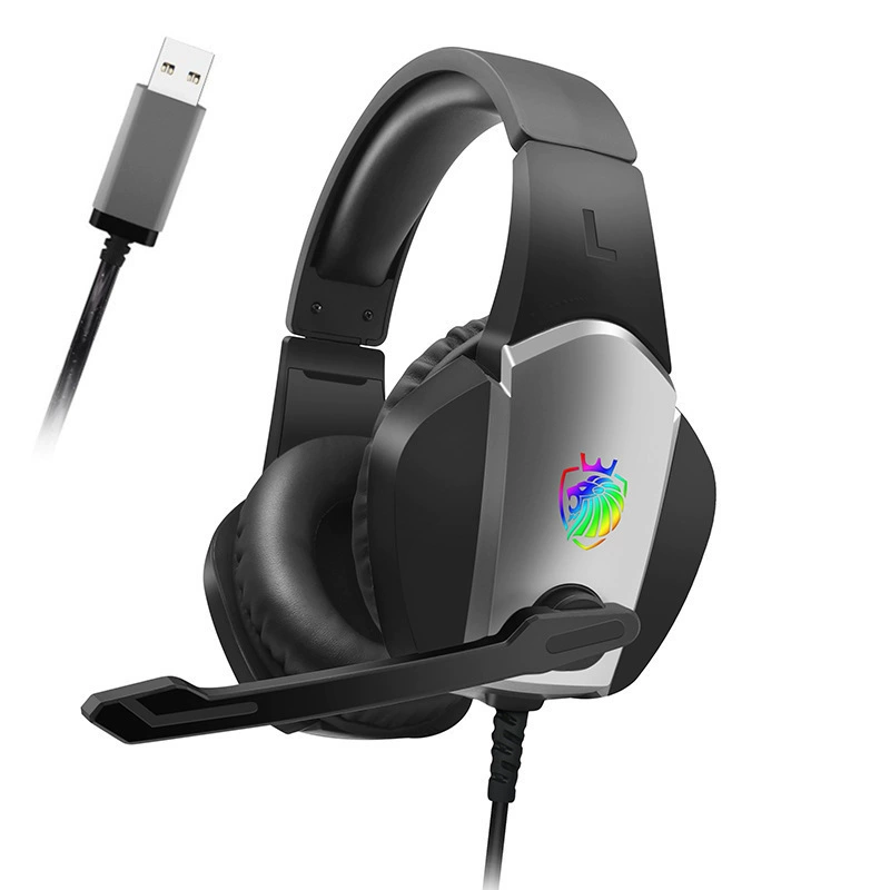 Трансграничная гарнитура для интернет-кафе с подсветкой RGB, мощными басами, 7.1-USB стерео, игровая гарнитура HIFI, оптовая продажа