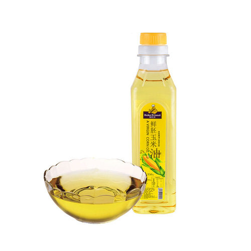 Baizhiyou corn oil vegetable oil pressed salad oil baking edible bread cake material small bottle 350ml