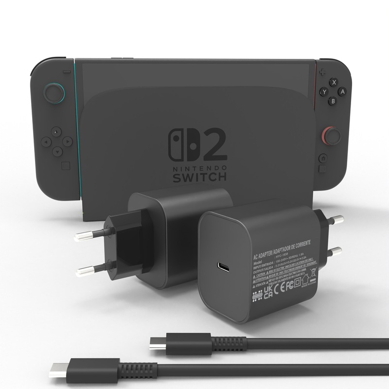 Switch2充電器Acアダプタ電源NS NX火牛ゲーム機アダプタ60W_ETL_PSE|undefined