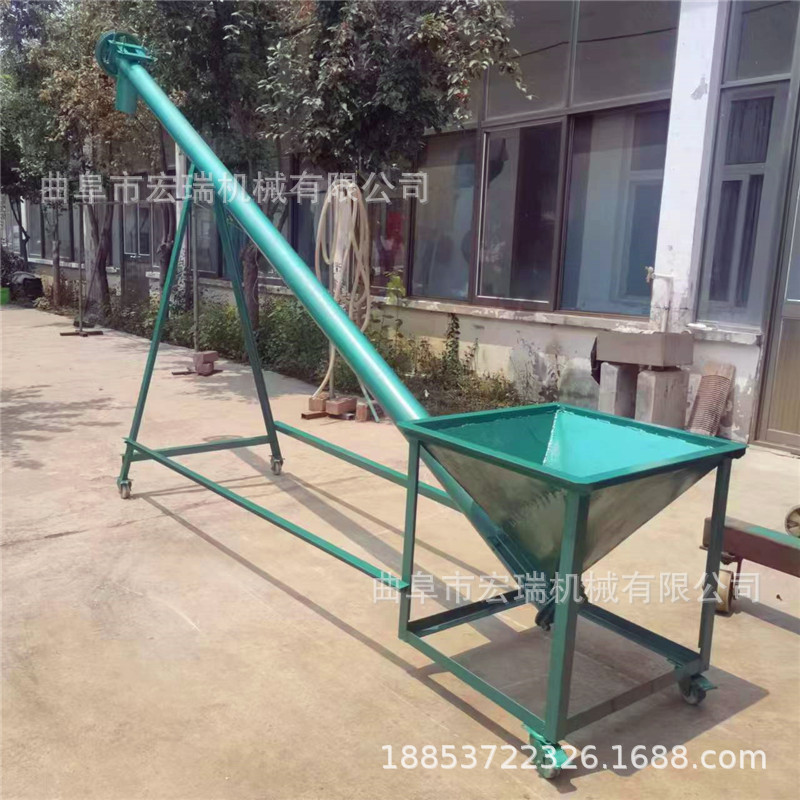 绞龙式管式输送泵湿粉上料机管道螺旋输送机生物质锅炉上料机