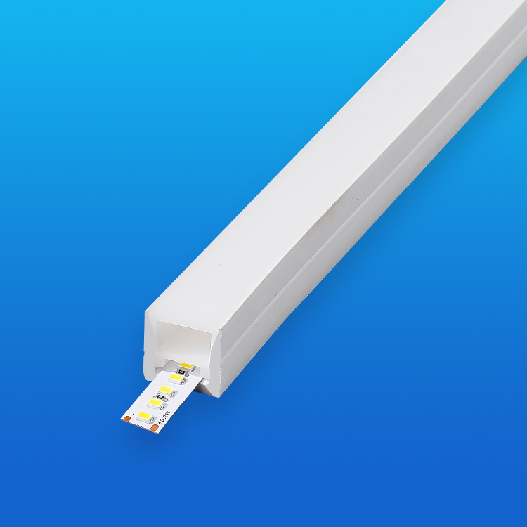 One-piece silicone LED strip light, non-wire for home use, indoor and outdoor linear light, embedded low and high voltage LED strip light