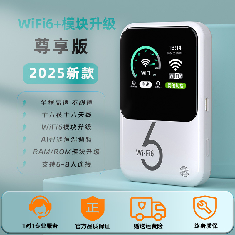 Full netcom haoyuebai [exclusive edition-wifi6+] 18 cores and 18 antennas come with 3000g-10g/month*1 month