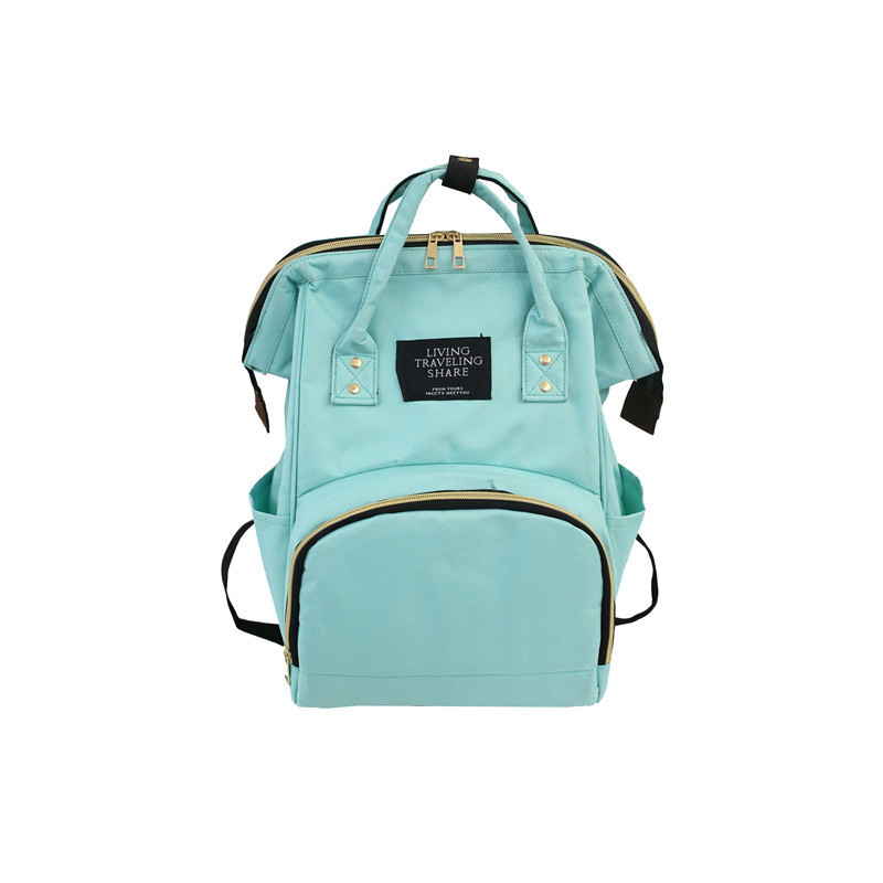 Estilo de gato transfronterizo de buena calidad, bolso de mamá de gran tamaño, mochila portátil, gran cantidad de stock, cremallera Oxford