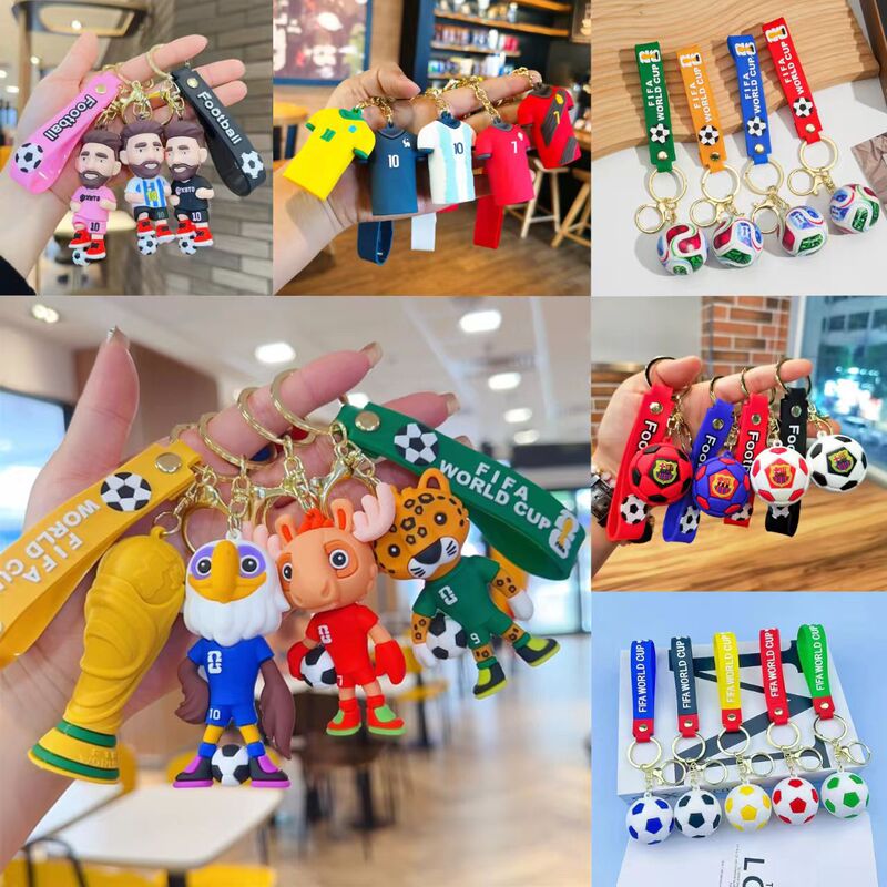 2026 World Cup in the United States, Canada, and Mexico Football Pendant Keychain Creative Exquisite Trophy Souvenir Couple Gift 2026 World Cup in the United States, Canada, and Mexico Football Pendant Keychain Creative Exquisite Trophy Souvenir Couple Gift