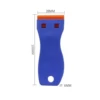 Plastic blue shovel 1