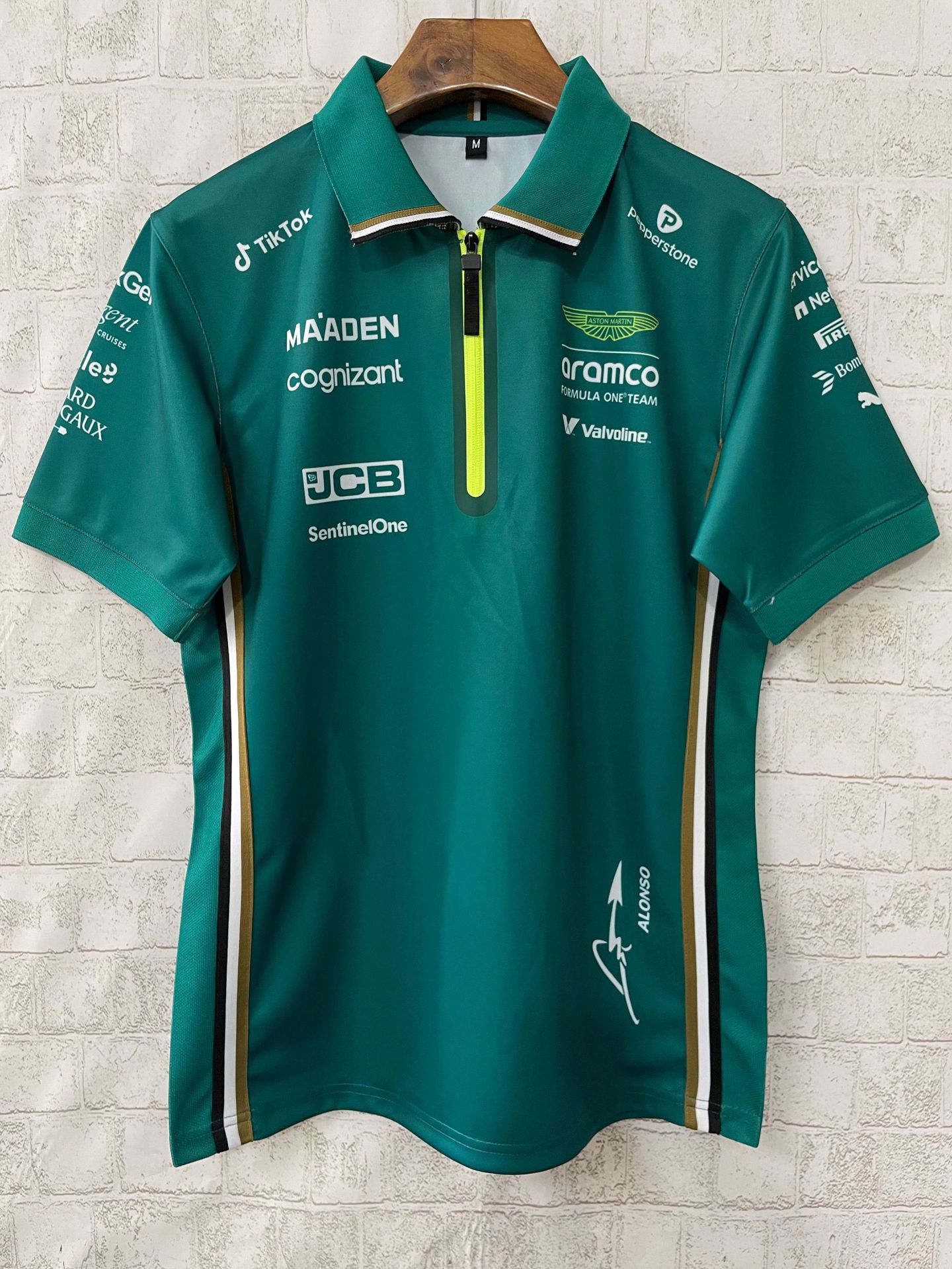 202526F1 traje de carreras Mercedes McLaren uniforme de fútbol Red Bull Ferrari camiseta Aston Martin