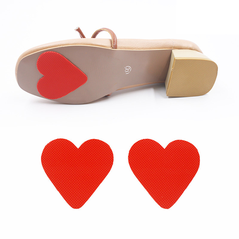 Heart-shaped sole non-slip mat High-heeled shoes non-slip Mute sole Patch rubber wear-resisting protect Slip stickers