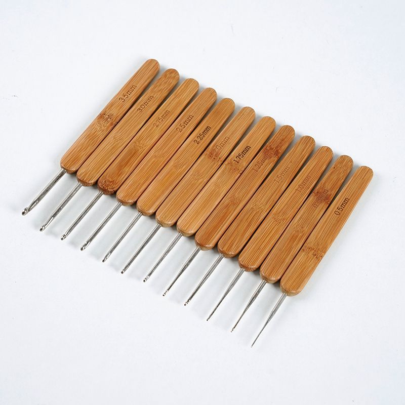 Iron Hook Needle, Stainless Steel Hook Needle Set, Crochet Tool Yarn Finished Wholesale Source Factory Complete Set of 8 Pieces