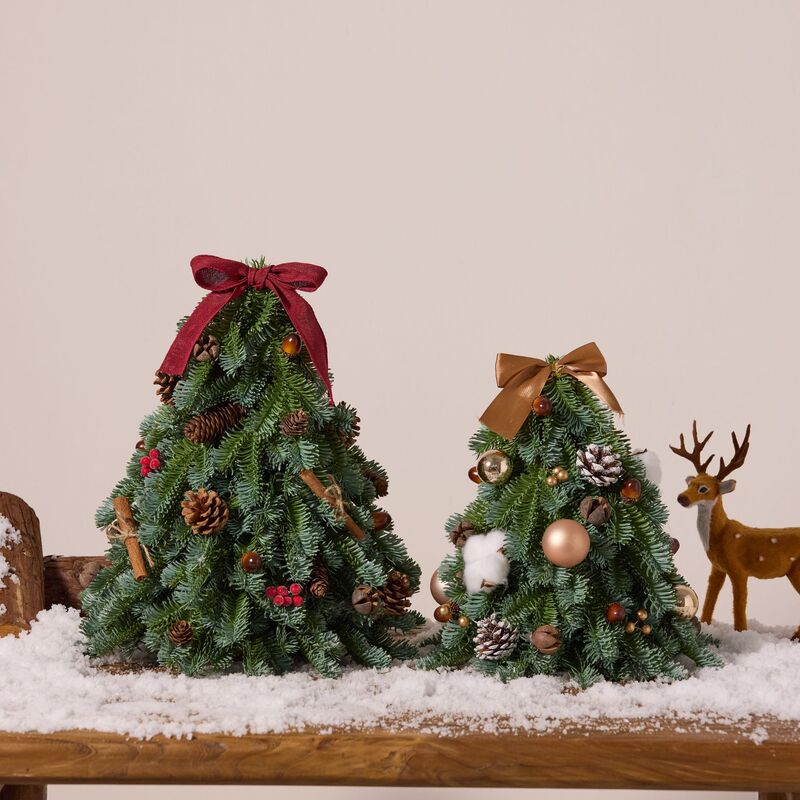 New Christmas Tree Small Ornament Set Christmas Tree DIY Christmas Gift Artificial Pe Pine New Year Tree