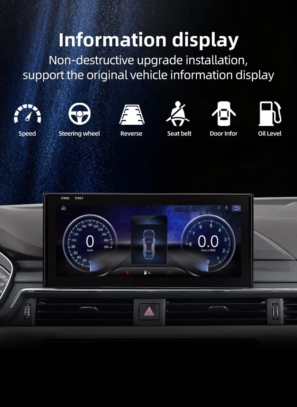 Suitable for Audi A4 A5 S5 B9 Android all-in-one car DVD navigation wireless Carplay central control large screen