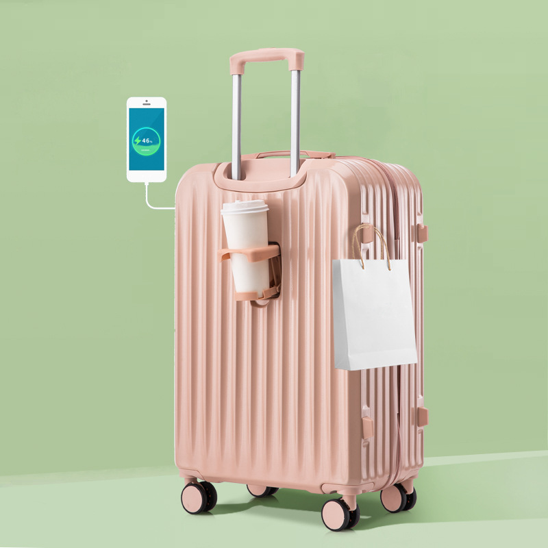 [Fábrica de selección estricta] maleta de explosión multifuncional rueda universal silenciosa de 22 pulgadas caja de cifrado caja de tirón