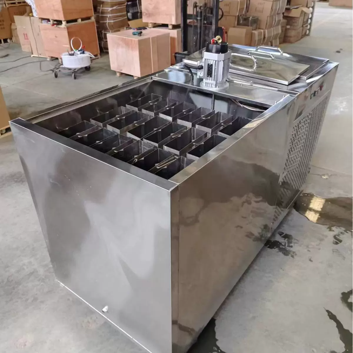 500公斤商用冰砖机冰块机大容量冰砖机全自动冰块机制冰制冰机