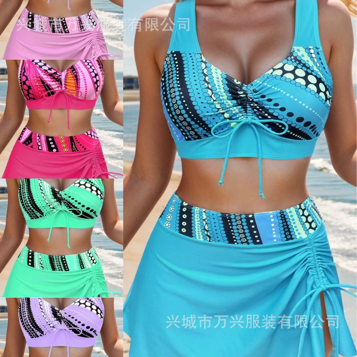 Женский купальник-бикини 2025 года, новый, раздельный, облегающий, сексуальный, с открытой спиной, премиум-класса