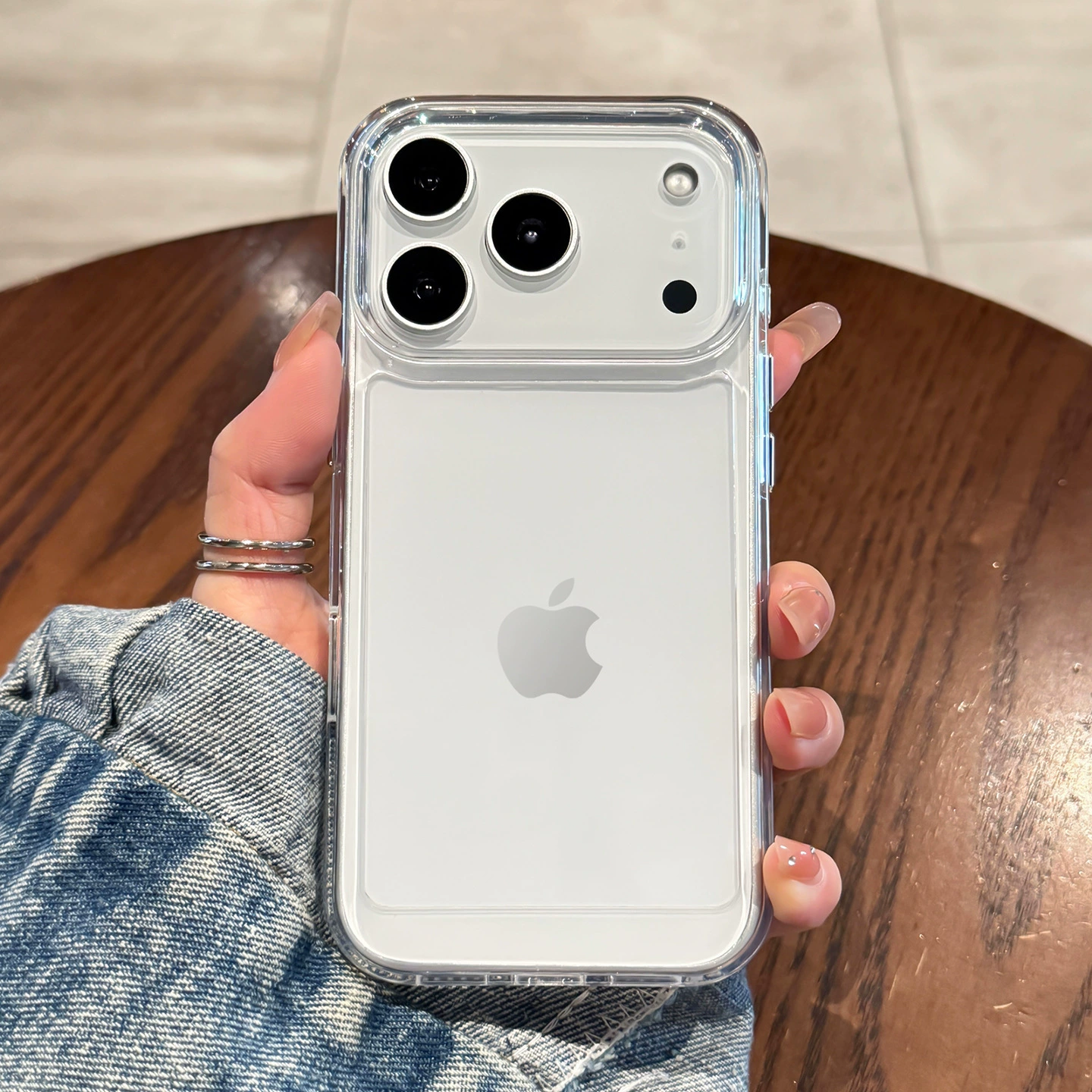 Чехол для телефона Apple iPhone 17 совместимый — space shell прозрачный, подходит для iPhone 6–17 Air
