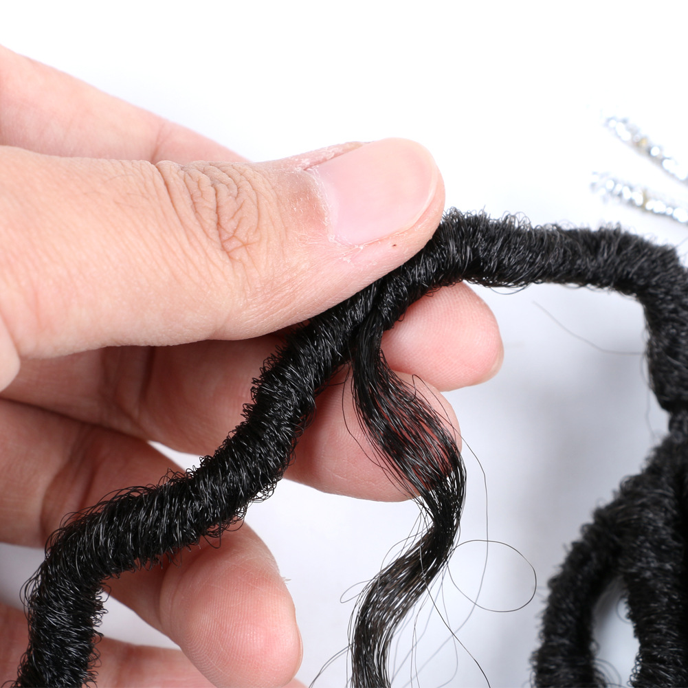 Kimyasal Elyaf Tığ Örgü Saç Peruk Örgüler Çocuk Peruk_voghion.com