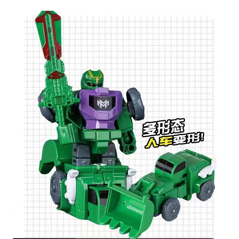 Equipo de ingeniería de construcción infantil deformación de robot deformación conjunto de puzzle niño regalo juguetes al por mayor