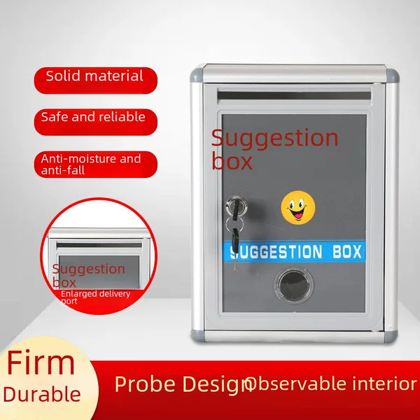 small size suggestion box letter box complaint suggestion box mailbox with lock report box election box happy donation box A4 ballot box