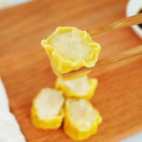 Fish Paste Siu Mai 500g Seafood Snack Fresh Balls Frozen Semi-Finished Food Breakfast and Afternoon Tea Ingredient Wholesale