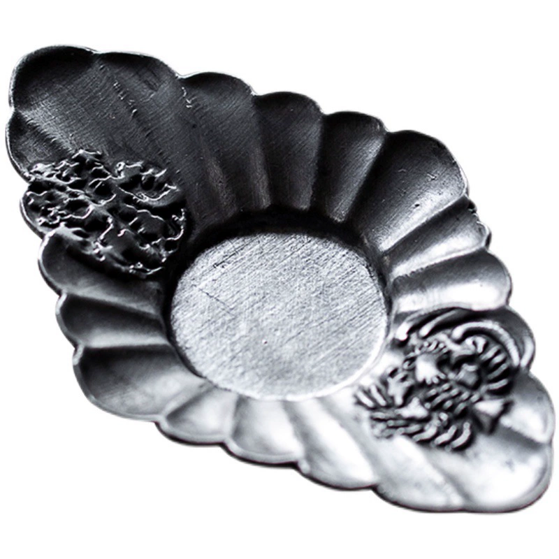 Chinese -style retro pure tin cushion Zen tea tidal heat insulation pad, old old tin tea cup cup cup cup cup cup accessories accessories