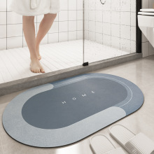 新款速干卫生间门口吸水地垫 浴室防滑脚垫家用防油污地毯厨房垫