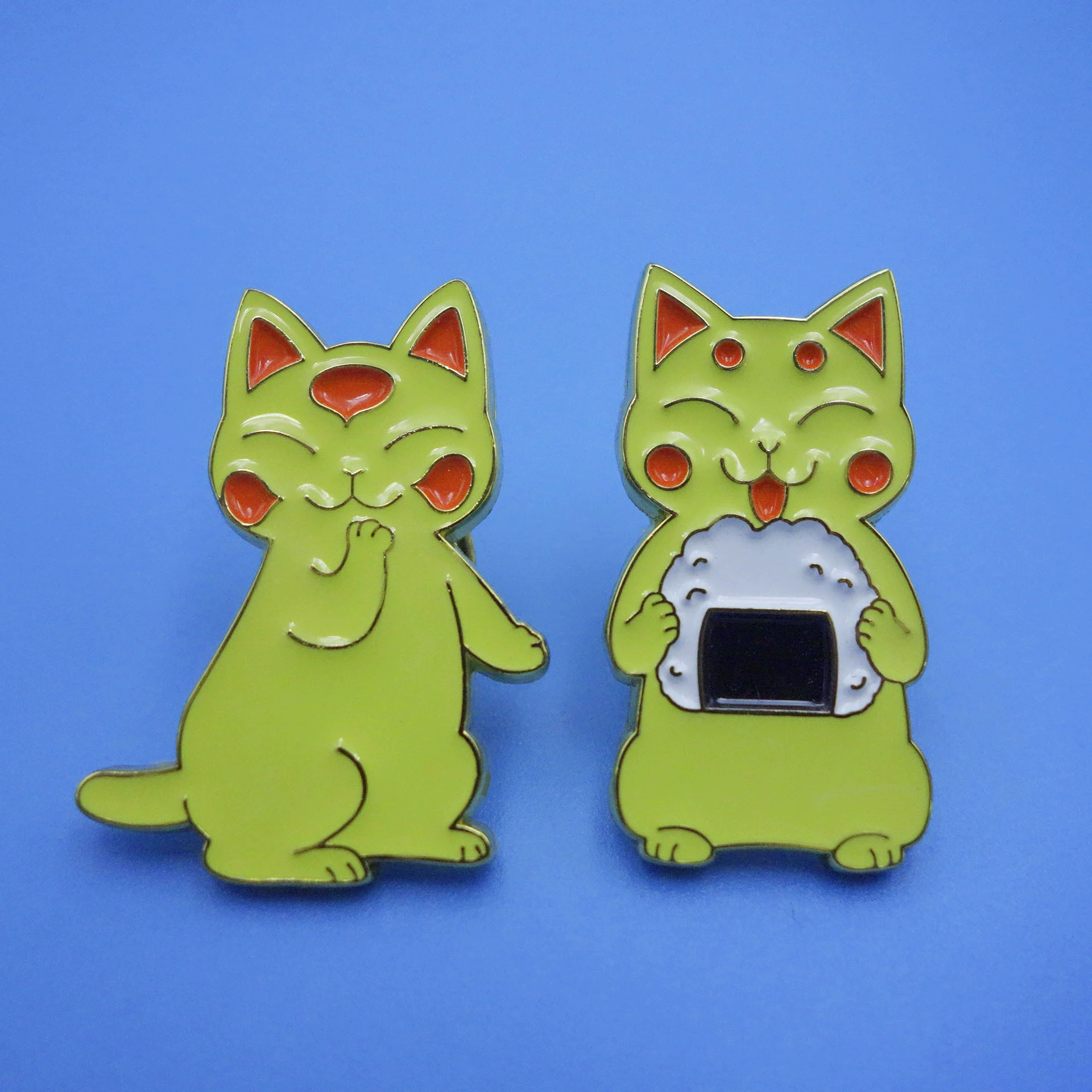 Значок из цинкового сплава с мультяшным котом, изготовленный на заказ, анимационная пленка и телевидение, периферийные мероприятия, планирование металлических сувениров