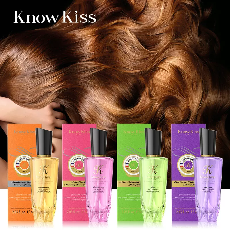 KnowKiss晨曦之露护发精油Hair care essential oil跨境厂家批发