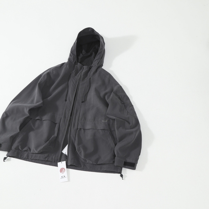 Oak Functional Outdoor Sports and Leisure Jacket, down Shell, Multifunctional Hooded Jacket, Loose and Trendy