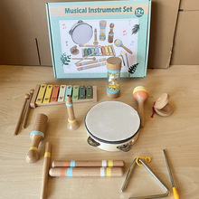 跨境批发CE早教打击乐器宝宝敲琴幼儿园音乐玩具套装CPC益智玩具