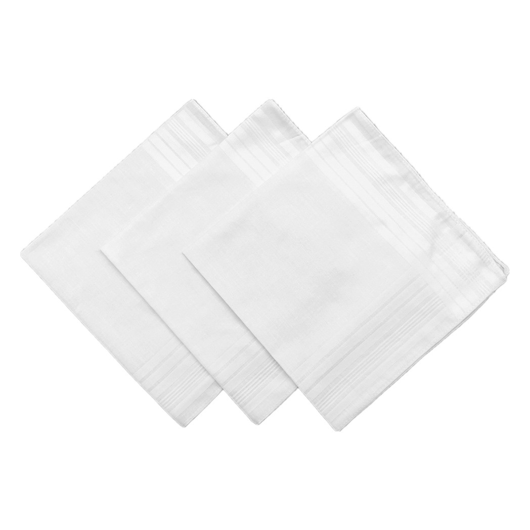 43cm large size cotton sweat-wiping white handkerchief cotton handkerchief square towel sweat-absorbing tie-dyed thick square towel