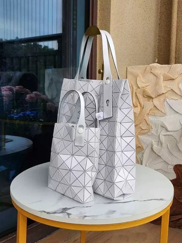 原厂三宅4×5格小方盒手拎包菱格一生几何单肩手提包休闲8X8格托|undefined